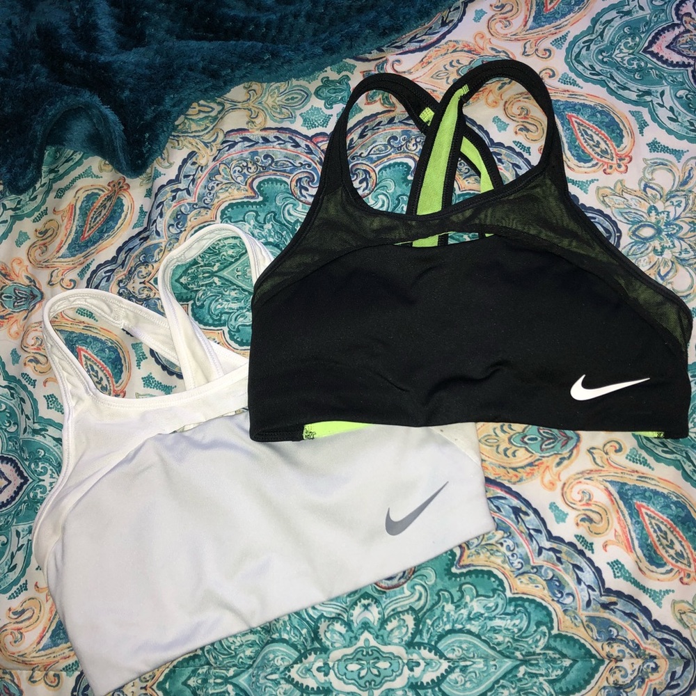 Set of Nike small sports bras